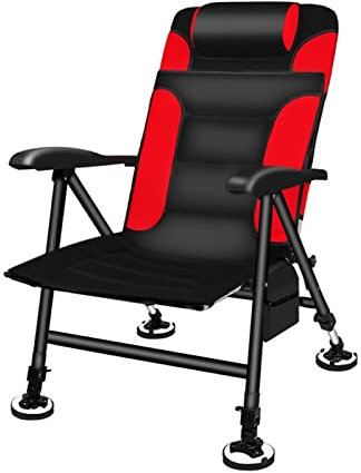 Klappbarer Stuhl, Faltbarer Angelstuhl, All-Terrain-Strandstühle, für den Außenbereich, Aluminiumlegierung, Picknick, Grill, Camping, Sitz, verstellbare Rückenlehne, Liegestuhl Good