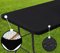 Glop Mantel Mesa Rectangular 182x76, Tela Negro Elástico, Ajustable, Repelente al Agua, Antiarrugas, Ideal para Exterior, Jardín, Camping y Ajuste Elastico para Funda Mesa Plegable, Resistente