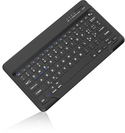 SENGBIRCH Teclado Bluetooth inalámbrico, compatible con tablet iPad/iPad Pro/Samsung/Huawei/Xiaomi/Lenovo/Android, teclado Bluetooth inalámbrico ultrafino para iPad, Redmi, negro