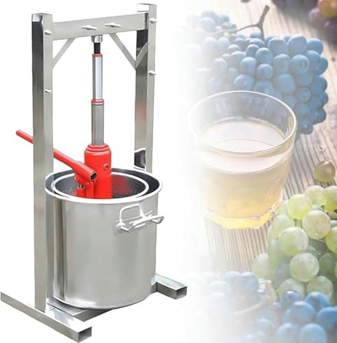 Pressa idraulica manuale, piccola macchina per succo d'uva per uso domestico, pressa per frutta, pressa per vino, pressa per frutta, spremiagrumi, verdure, frutta, applicazione del dispositivo, pressa