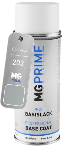 MG PRIME Autolack Spraydose für Iveco 203/50115 Grigio Metallic/Silbergrau Metallic Basislack Sprühdose 400ml