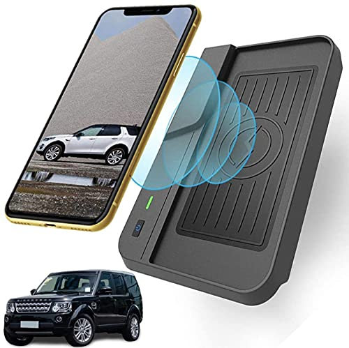 Qi Wireless Car Charger 10W Fast Charging Phone Holder 3 Coils for l-and r-Over Discovery Sport 2020 2019 2018 2017 2016 2015 Center Console Wireless Charging Pad