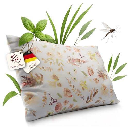 Navango® Coussin Anti-Moustiques Naturel – Mélange de Plantes Répulsif – Déco Maison – Protection Discrète pour Nuit Paisible – Idéal Maison, Voyage, Camping