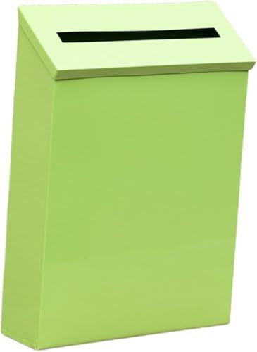 NSTVVEE Cassetta Postale da Parete, Porta giornali, Cassetta Postale Decorativa Antipioggia, Cassetta Postale in Metallo per casa, Ufficio, cancello Esterno, Decorazione (C)