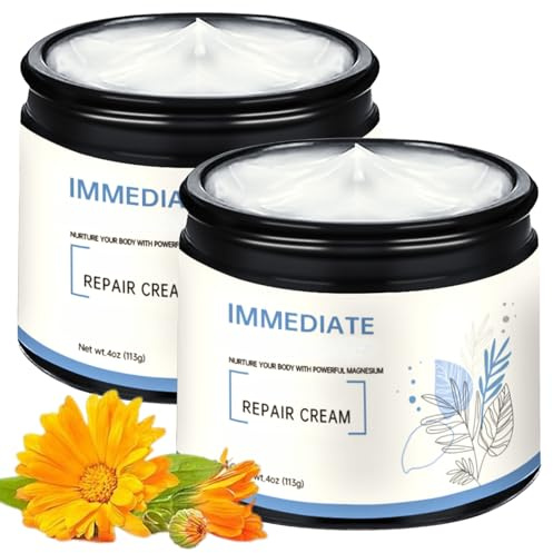 Magnesium Pa-in Re-lief Cream - Magnesium Jo-int Cream - Soothing Balm for Back, Neck, Hands, Knee, Magnesium Lotion, Mobility Support, Fast-Absorbing