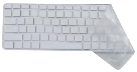 GMBYLBY Dünne Silikon Tastaturschutz für K580 / K585 / K470 / MK470 Tastaturabdeckungen, kabellose ergonomische Abdeckungen Schutz für Büro