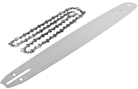 Barra guía y cadena de 18 pulgadas for motosierra Combo 4500, 5200 y 5800, Tarus y Timbertech, repuesto for motosierra de 62 CC, 58 CC y 52 CC.