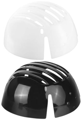 Alipis 2Pcs Black PE Helmet Insert Safety Bump Cap Liner for Baseball Style Protective Work Caps Universal Fit for Industrial Workshop Use