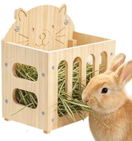Hörlurar hängande hamsterburtillbehör och små djurtillbehör från | Hömatstation för kaniner och hamstrar för balkongen, hemmet, lägenheten, chinchillor, igelkott och andra små djur