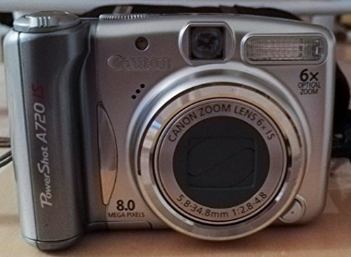 Canon Powershot A720 IS Digitalkamera (8 MP, 6-fach opt. Zoom, 6,4cm (2,5 Zoll) Display, Bildstabilisator)