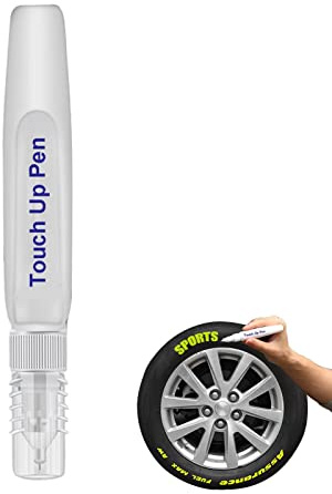 Niktule Pennarelli a Gesso per Auto - Penna per Rimuovere Graffi Auto - Pennarello per Pneumatici Bianco per Pneumatici per Bici e Auto, Pennarello indelebile Impermeabile per Decorazioni per Auto