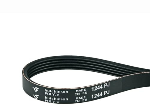 Poly-V-Riemen Antriebsriemen Keilrippenriemen Rippenriemen grobe Rippen Waschmaschine Waschgerät Waschautomat 1244PJ5 wie Bauknecht Whirlpool 481990800307 Privileg Quelle 07501463 Neckermann Lloyds