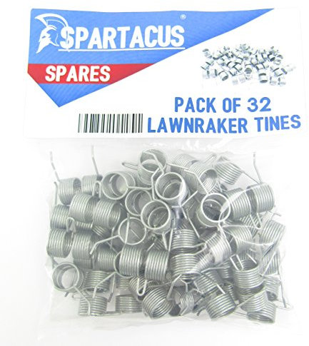 Spartacus 32 x Replacement Lawn Raker Scarifier Tines Tynes For Atco F016T47920