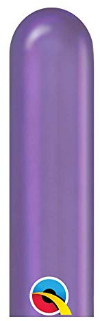 260Q Chrom Lila 100 Karat Qualatex einfache Latex-Modellierballons