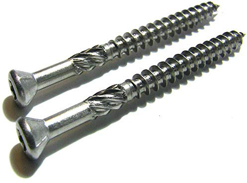 200 Terrassenschrauben Edelstahl V2A Teilgewinde Torx 5x50->5x70 (5.0 x 70)