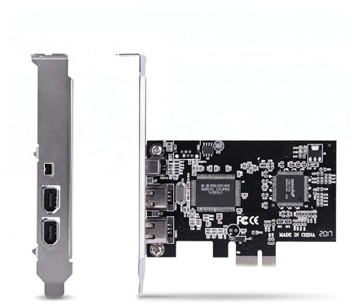 1394a-Controllerkarte, PCI-E PCI Express FireWire 1394a IEEE 1394-Controllerkarte mit Firewire-Kabel