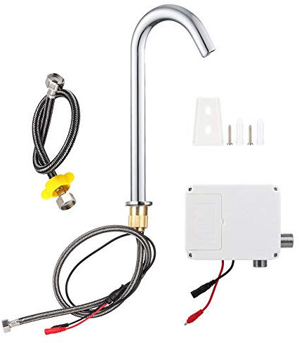Robinet d'Eau à Capteur d'Induction Automatique G1/2in - Infrarouge Simple Avec Boîtier de Commande (Type Haute Hauteur)