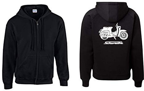 Textilhandel Hering Jacke - Simson Schwalbe (Schwarz, XXL)