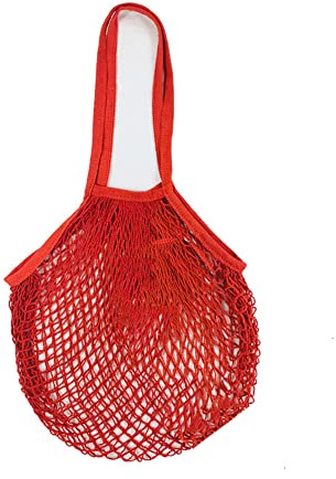 TopHomer Portable String Shopping Bag, Reusable Grocery Mesh Bags, Net Shopping Bag Mesh Cotton Net Storage Bag, 1pcs