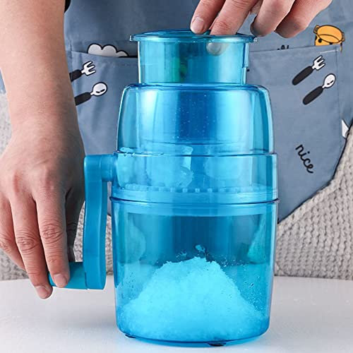 DYK&NX Portatile Tritaghiaccio, Tritaghiaccio Manuale, Regolabile Macchina Granita, per Uso Domestico E Commerciale per Feste