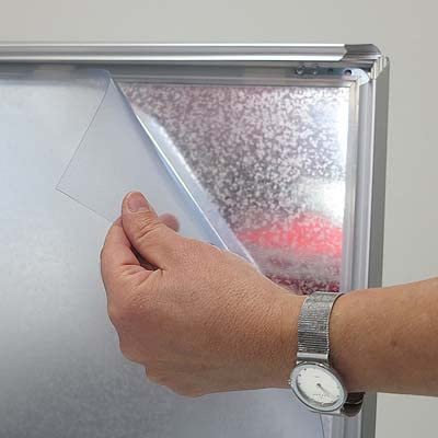 DisplayLager - Ersatzfolie für Kundenstopper/Klapprahmen, Antireflex und UV Schutz ((A0) 84,1 x 118,9)