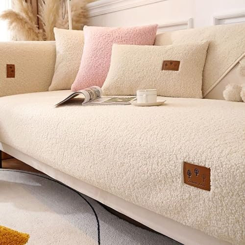 VEAI Samt Sofabezüge 1 2 3 4 Sitzer Sofabezug Couchbezug L Form Ecksofa Sofa/Couch überwurfdecke, Samt Couch Überwürfe Sofahusse Sofaüberwürfe rutschfest Sofa Abdeckung (Color : Ee, Size : 90x210cm)