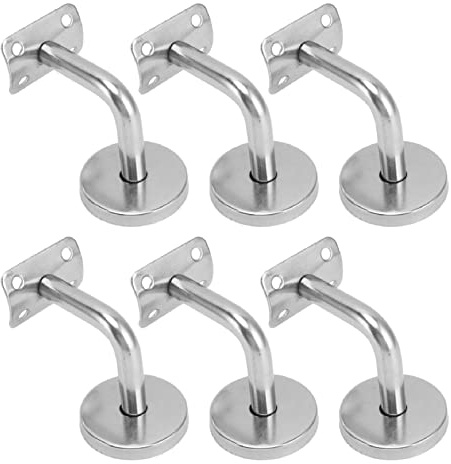 Soporte de Pasamanos de Escalera, Soporte de Pasamanos de Acero Inoxidable 34 Sólido