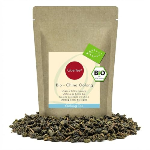 Té orgánico Oolong – China Oolong té orgánico – 500 g – sin aditivos ni sustancias aromáticas para más de 200 tazas de té suelto de Quertee