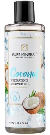 PURE MINERAL - Duschgel mit Kokos - 400ml | Das Duschgel mit Kokosöl reinigt sanft und hinterlässt die Haut frisch, weich und angenehm duftend.