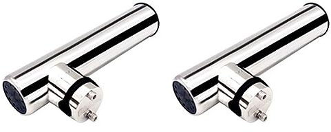 Rensimote 2 Pack Boat Fishing Rod Holder Brackets 316 Stainless Steel Rod Holder For Rails 18-26mm Sail Boat Parts