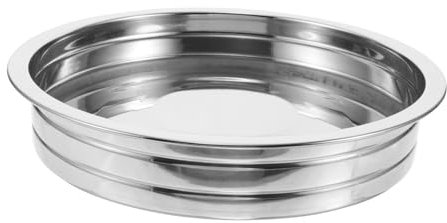 Amosfun Elegant Stainless Steel Communion Bread Plate Religious Plate Pie Dish Safe Material