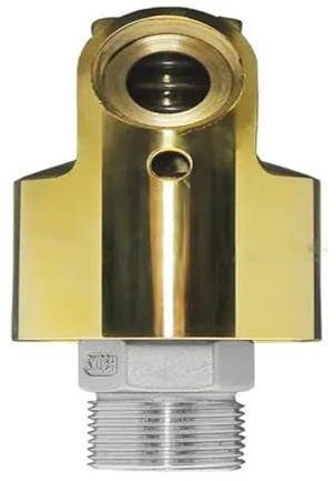 Drehdurchführung, Messing Drehdurchführung, HD25 HS25 1-Zoll-Drehgelenk 360-Grad-Drehgelenk, Wasser-Luft-Öl-Schwenkkupplung Spray Universal-Anschluss Messing-Drehverbindung(HD25 right thread)