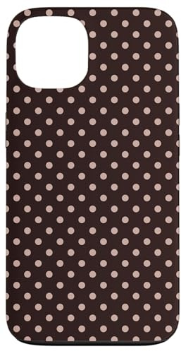 Motif à Pois Classique, Marron, Pois bohèmes Coque pour iPhone 13