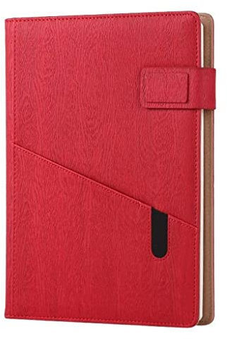 GOOPEEG Notizbuch Nachfüllbar Tagebuch Journal Multifunktions-A5-Journal Notizbuch Kunstleder Business Tagebuch Memos Büro Schule Schreibwaren Reisetagebuch Universitäts Notizen(A)