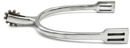 Equine Smile ES1008 Radsporen Kupfer Sonnenrad Edelstahl, Herren 40 mm | Radsporen Spur Sporen zum Reiten aus Edelstahl, Stiefelsporen mit Kupfer-Sonnenrad für Damen & Herren in Dressur & Springen