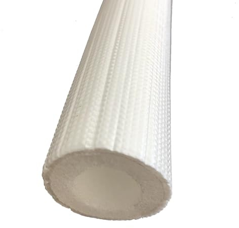 Rohrisolierung Schaumstoff Ø16mm 20mm 25mm 32mm PE Isolierung für Heizung Und Sanitär, 1.5m Isolierung Schlauch Stromerzeuger(Weiß,ID16mm x T7mm xL1.5m)
