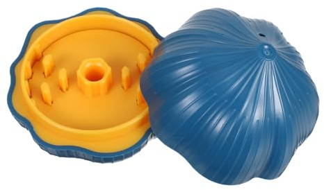 ERINGOGO Presse-Ail Manuel Compact en Plastique Bleu Foncé Outil Cuisine Léger pour Hacher et Écraser L'Ail Broyeur à Ail Multifonction Pratique pour Usage Domestique Accessoire la
