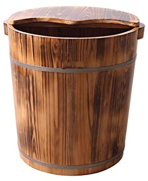 sauna en tonneau, Spa, sauna, bain de pieds, seau massage artisanal for les, bassine for(24 * 32 * 32cm)