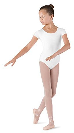 Bloch Dance Girls Dujour Microlux Gymnastikanzug, kurzärmelig