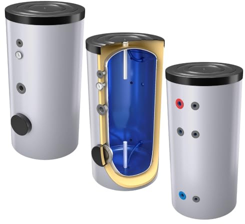 200 Liter Warmwasserspeicher ohne Wärmetauscher inkl. Isolierung und Versand