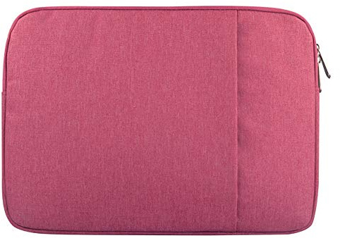 11-15.6 Pouces Housse pour Ordinateur Portable en Néoprène Pochette Sacoche pour Chromebook Ultrabook Netbook Tablette Résistant à l'eau Rouge 11