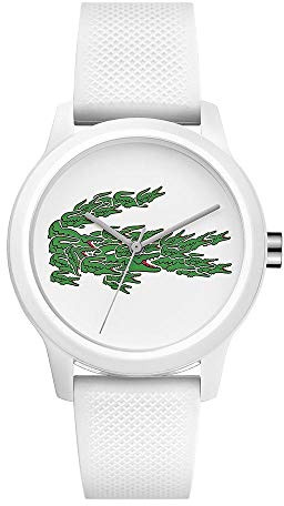Lacoste Analog Quarzuhr für Damen mit Weisses Silikonarmband - 2001097