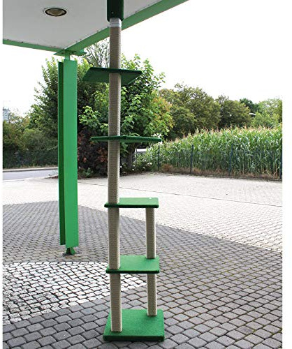 CLEVERCAT Outdoor Kratzbaum Terrasso AVA, deckenhoch ideal für den Außenbereich Made in Germany
