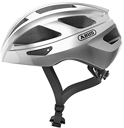 ABUS Rennradhelm Macator - sportiver Fahrradhelm für Einsteiger - auch für Zopfträger/-innen - für Damen und Herren
