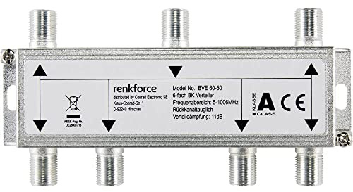 RENKFORCE 6-FACH Kabel TV-VERTEILER
