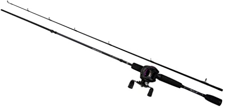 Abu Garcia Gen Ike Low Profile baitcast Ruten und Rollen combo set, Purpur/Schwarz, 1.98 m |10-30g