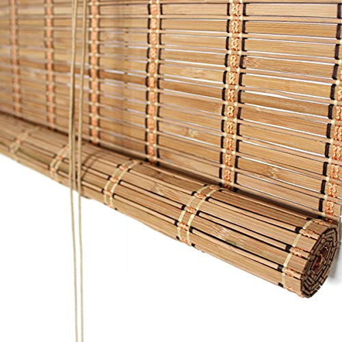 ZH-VBC Bambusrollo Sichtschutz Balkon Aussen, Fenster/Pavillon/Balkon/Patio Bambus-außenjalousien, 85cm / 100cm / 125cm / 150cm Breit,W150xH180cm