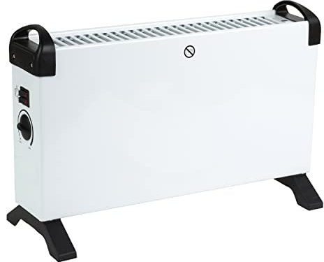 Beldray Convector Heater - Free-Standing Indoor Radiator, Adjustable Thermostat, 3 Heat Settings, Fast Heat-Up, Auto Shut-Off Thermal Cut Out, Silent Operation, Portable, 750W/1250W/2000W, EH3334