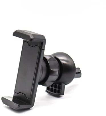 Papijoy Mobile Phone Holder Car Accessories, Compatibile con Smartphone, 360° Rotazione, Suction Cup & Ventilation, Universal Hook, BLACK