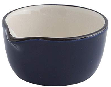 Gravy Boat 1 Pack Gravy Sauce Boat with Pointed Nozzle Design, Ceramic Sauce Boat is Durable and Easy to Use 90ml (Red, Orange, Blue) Salad Dressing Gravy Boat (Color : Blue)